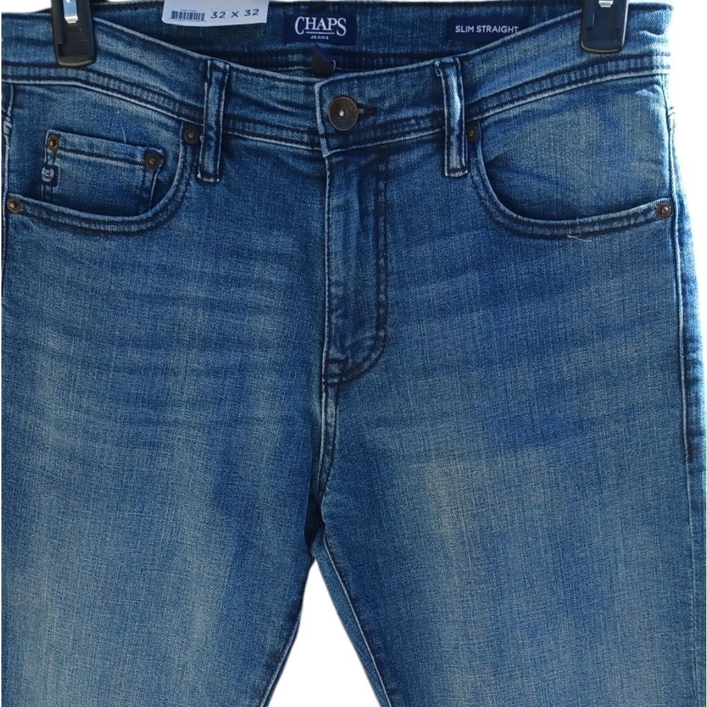 10201....Chaps Straight leg Jeans Size 32X32 - Picture 2 of 5